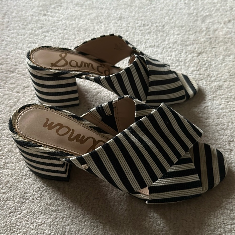 Sam Edelman striped block heels
